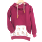 Preview: Hoodie [ Damen ] Ocean Dreams Meerjungfrauen Sweat Bordeaux